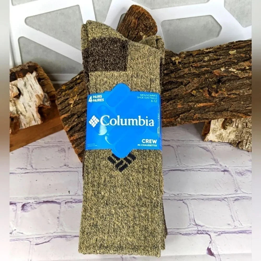 NWT 4-pack of Columbia Moisture Control Crew Socks